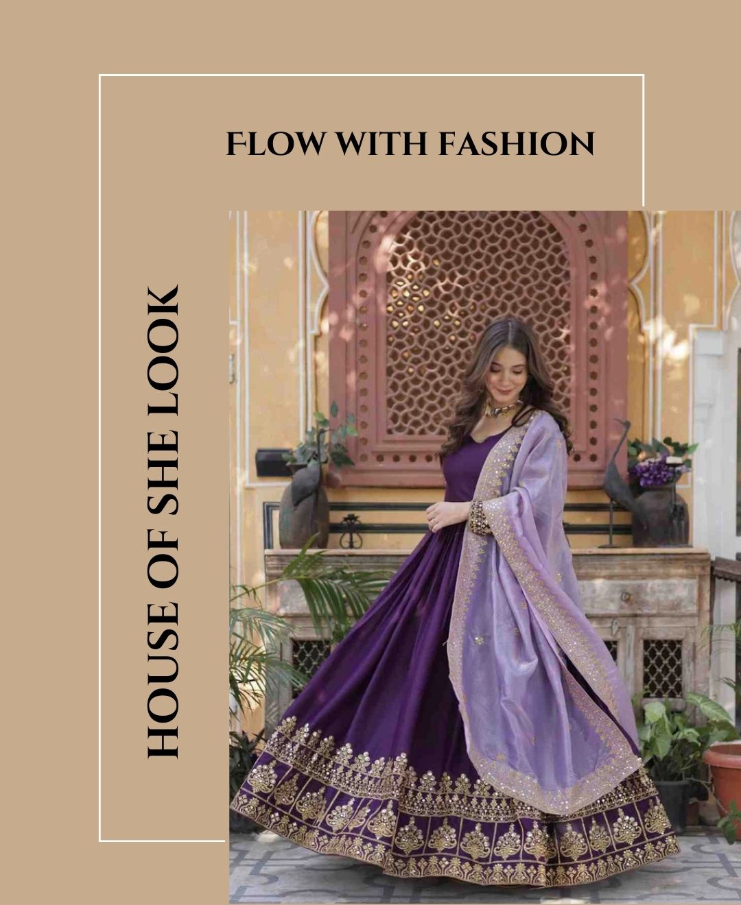 strapless open back dress Purple Anarkali Dress with Embroidered Dupatta for Women – A unit of  Purushottam Lal Soni, House of she look