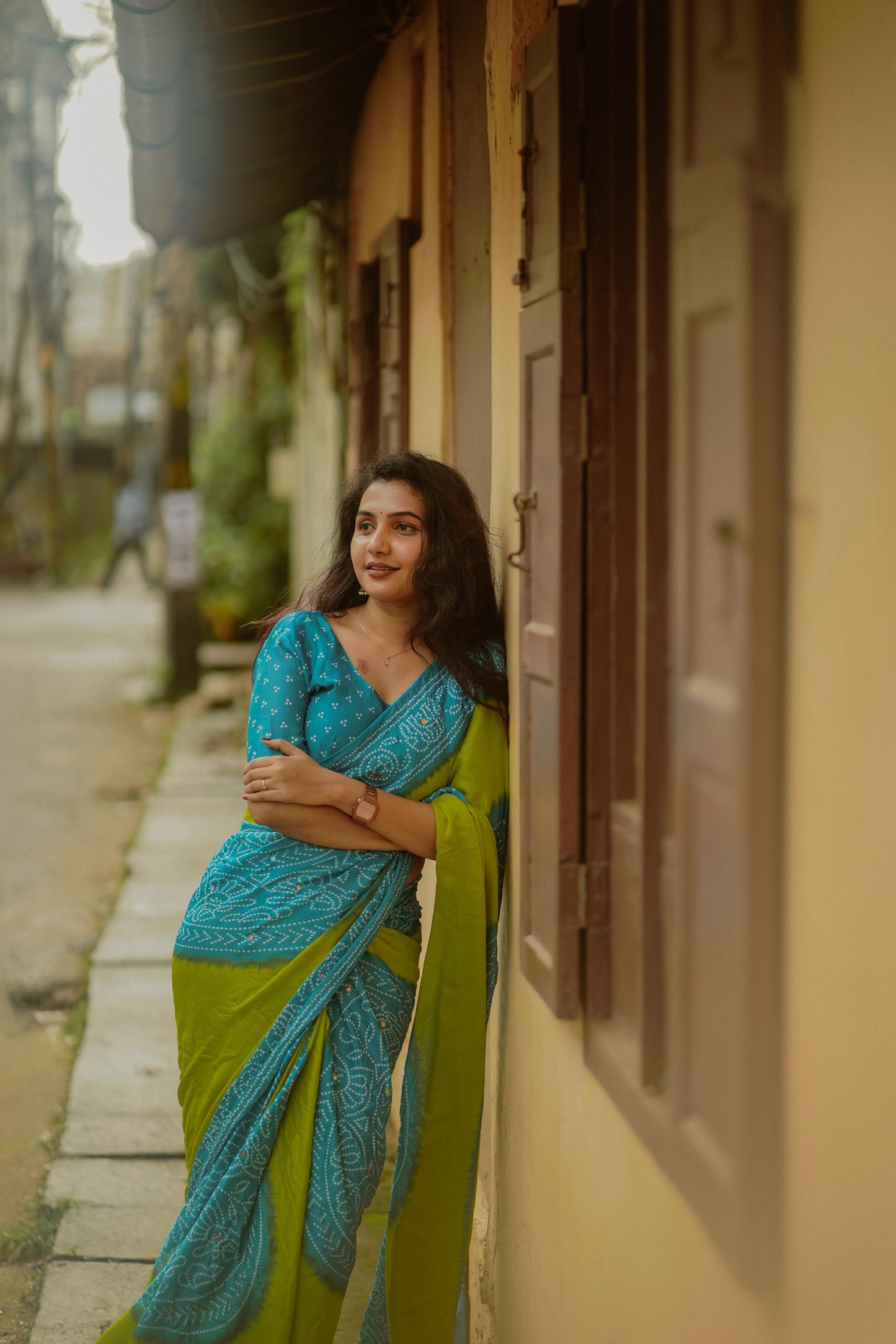Bandhani Print Saree for Women & Girls