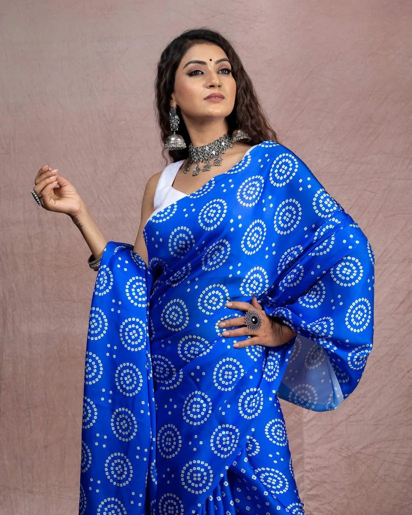 Classic Bandhani Saree for Ethnic and Festive Looks