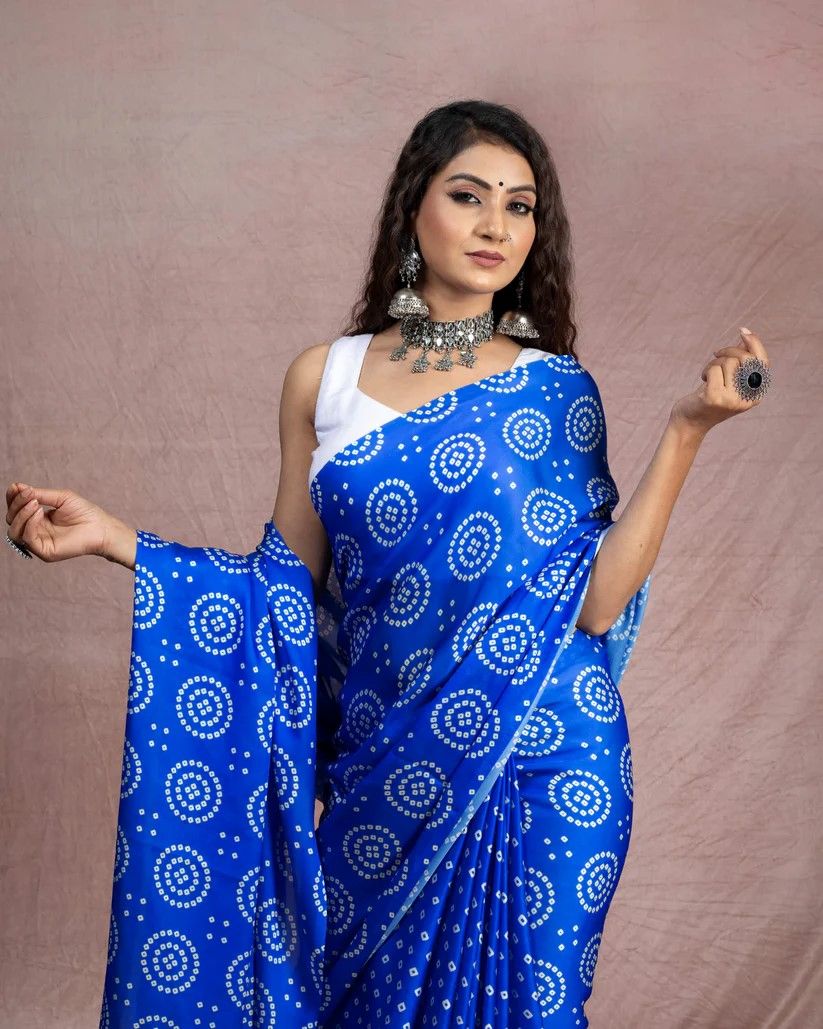 Classic Bandhani Saree for Ethnic and Festive Looks