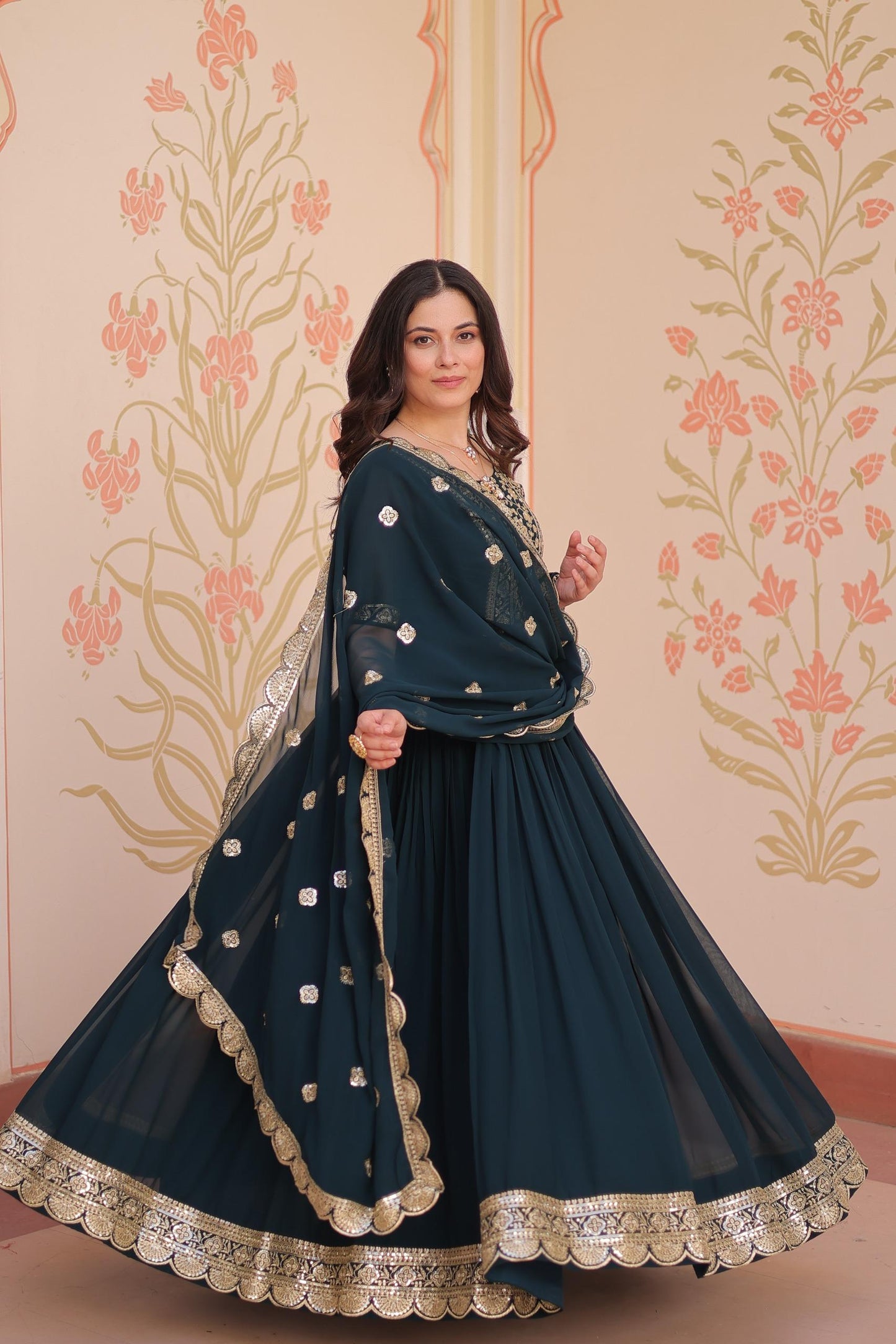 Designer Anarkali Suit Set for Women