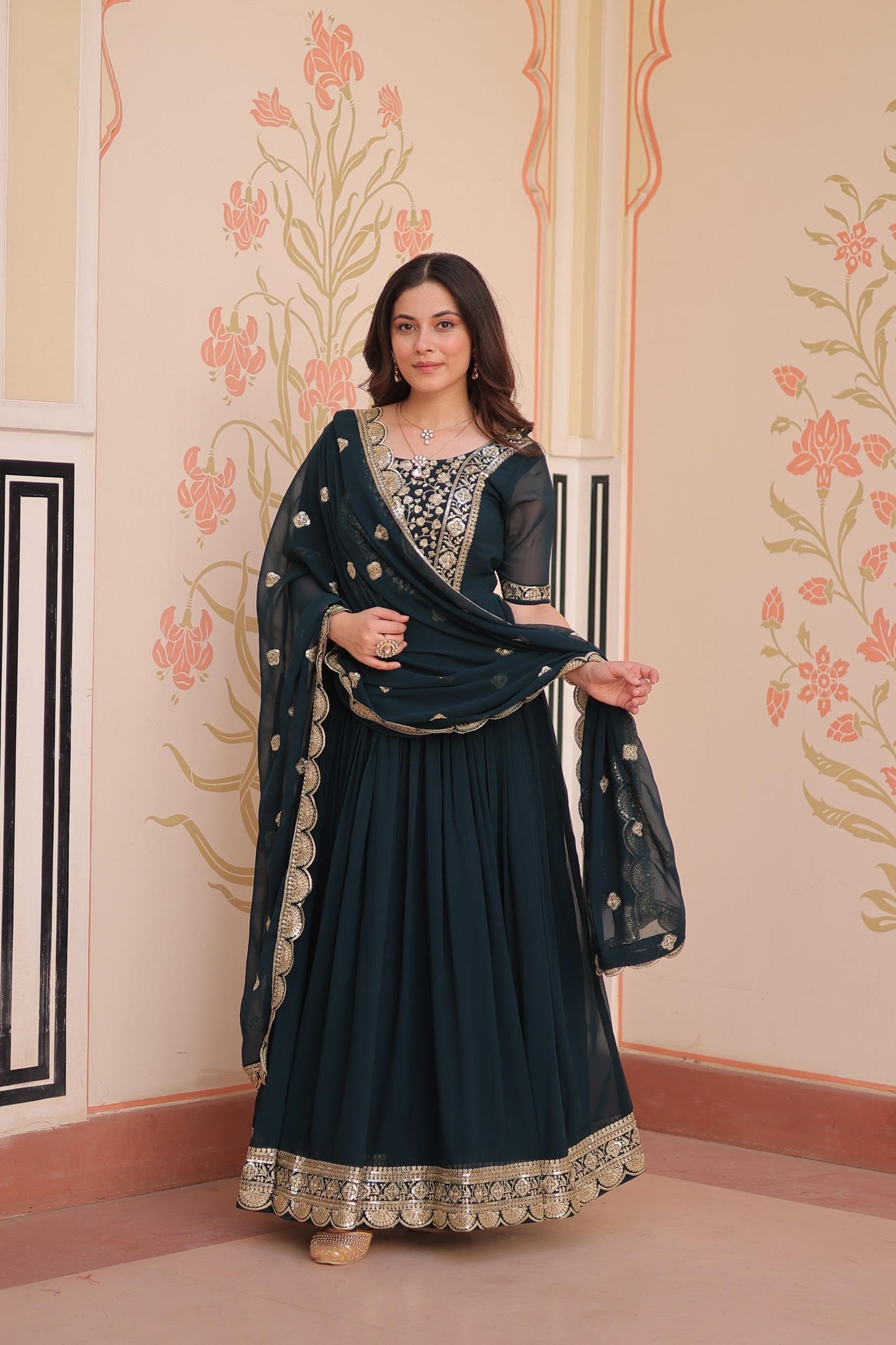Designer Anarkali Suit Set for Women