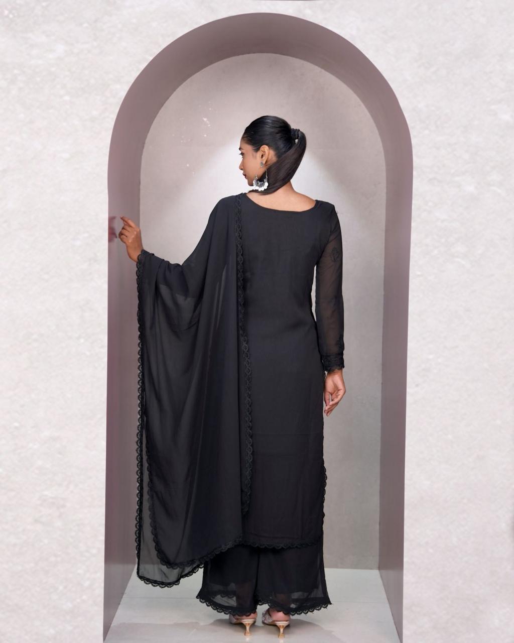 Designer Kurta Palazzo Suit Set for Women