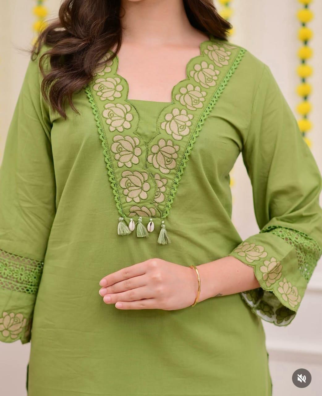 Designer Kurta Pant with Dupatta Set for Office Wear