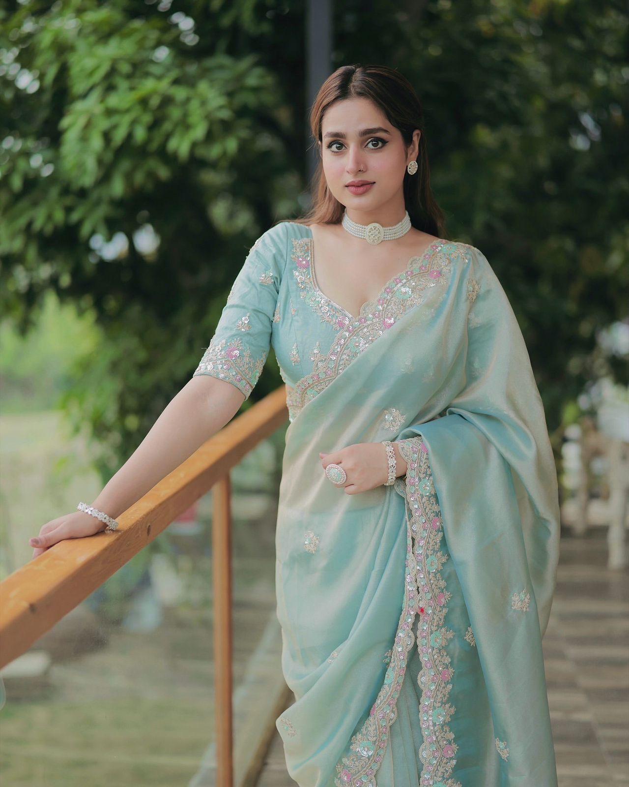 Designer Soft Silk Saree for Family Functions