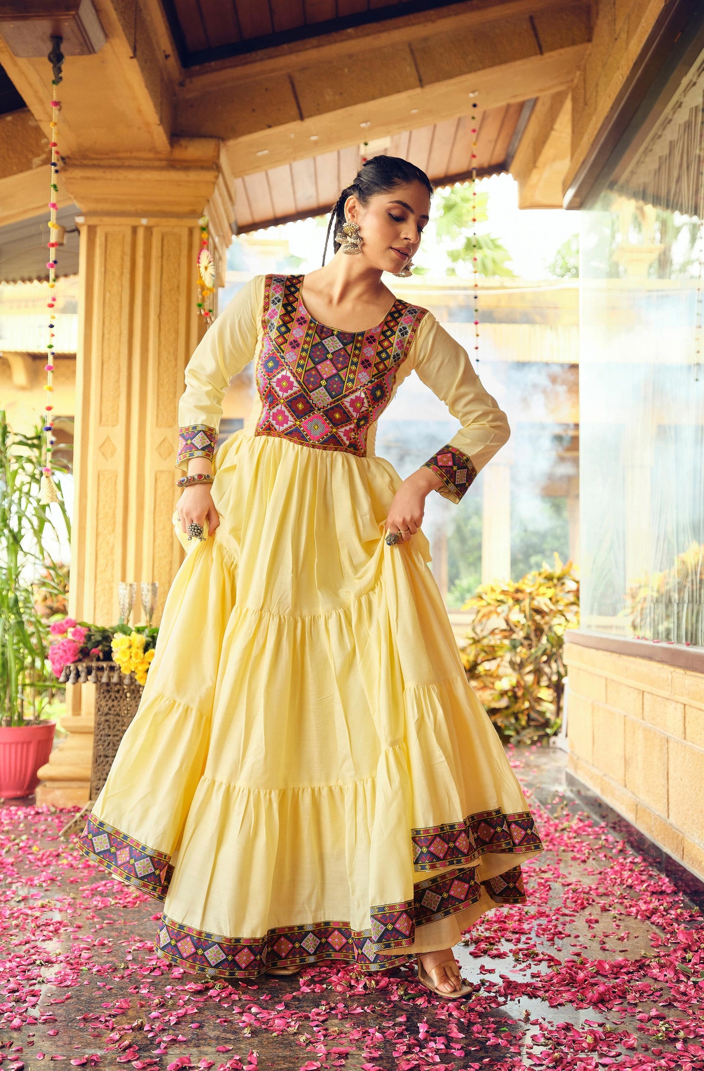 Embroidered Maxi Dress for Women Perfect Festival Gift