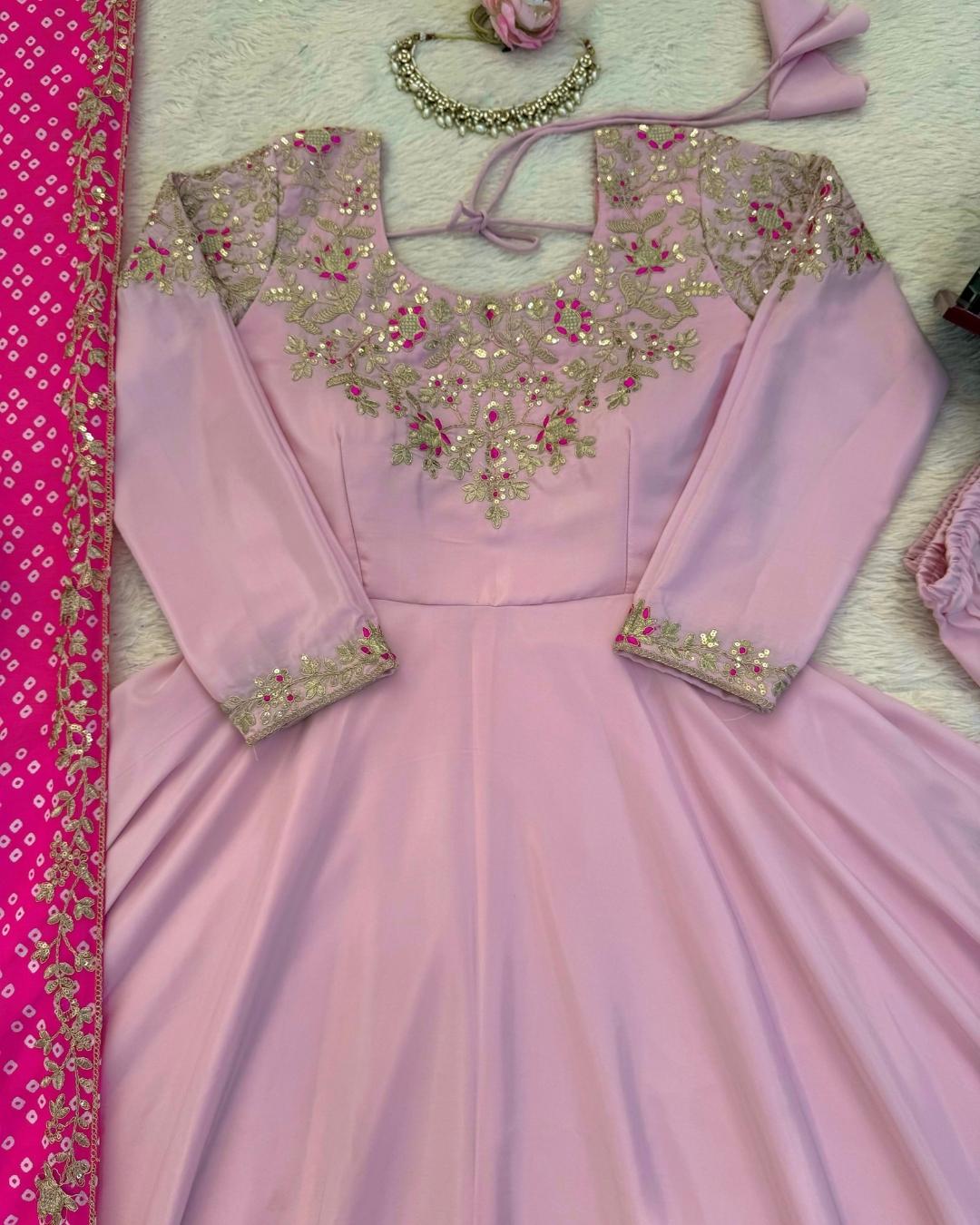 Exclusive 3-Piece Gown Set