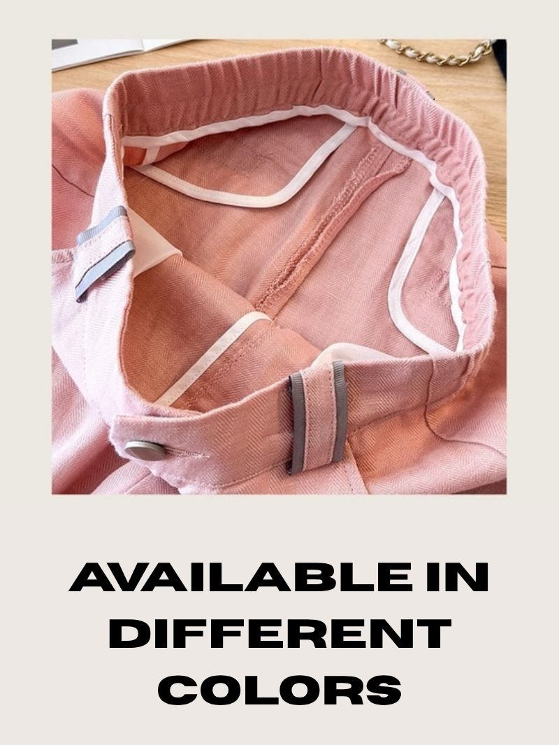 High-Waist Straight Trousers for Women Casual Summer Pants