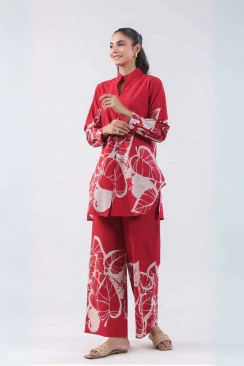 Money Plant printed Co-Ord Set for Women