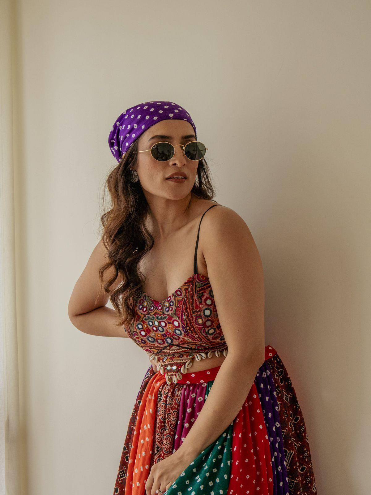Multicolor Lehenga Set for Indian Festival