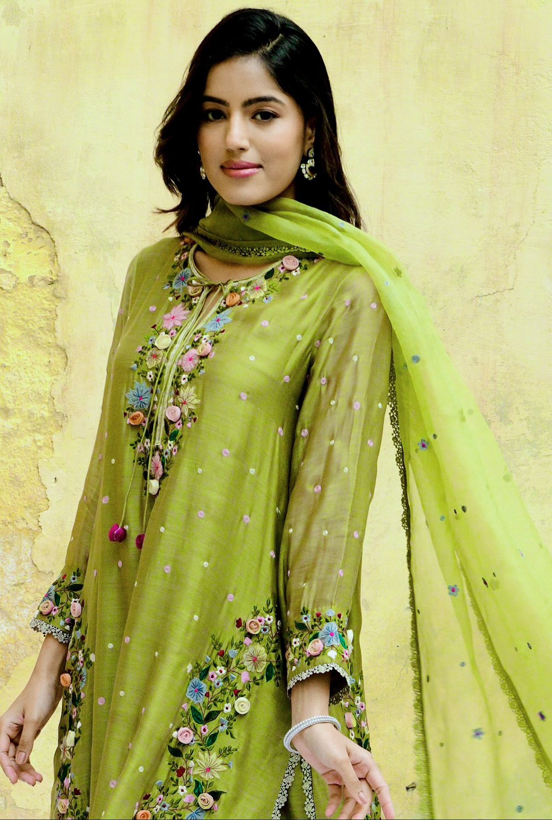 Palazzo Suit with Heavy Embroidery for Wedding & Parties