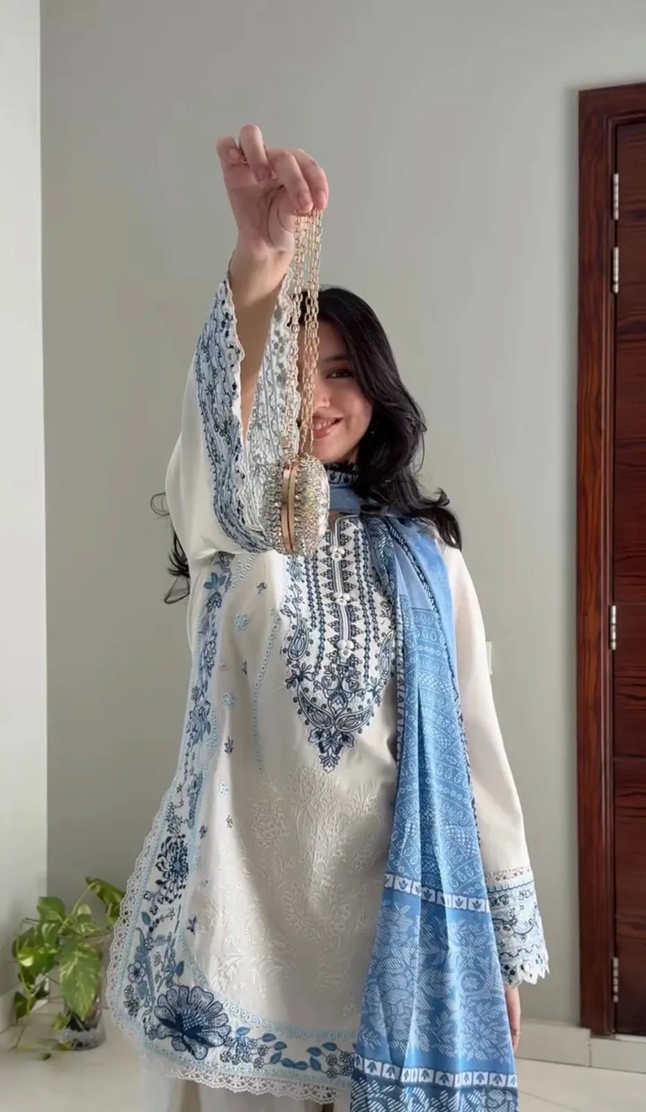 Party Wear Farsi Suit Set
