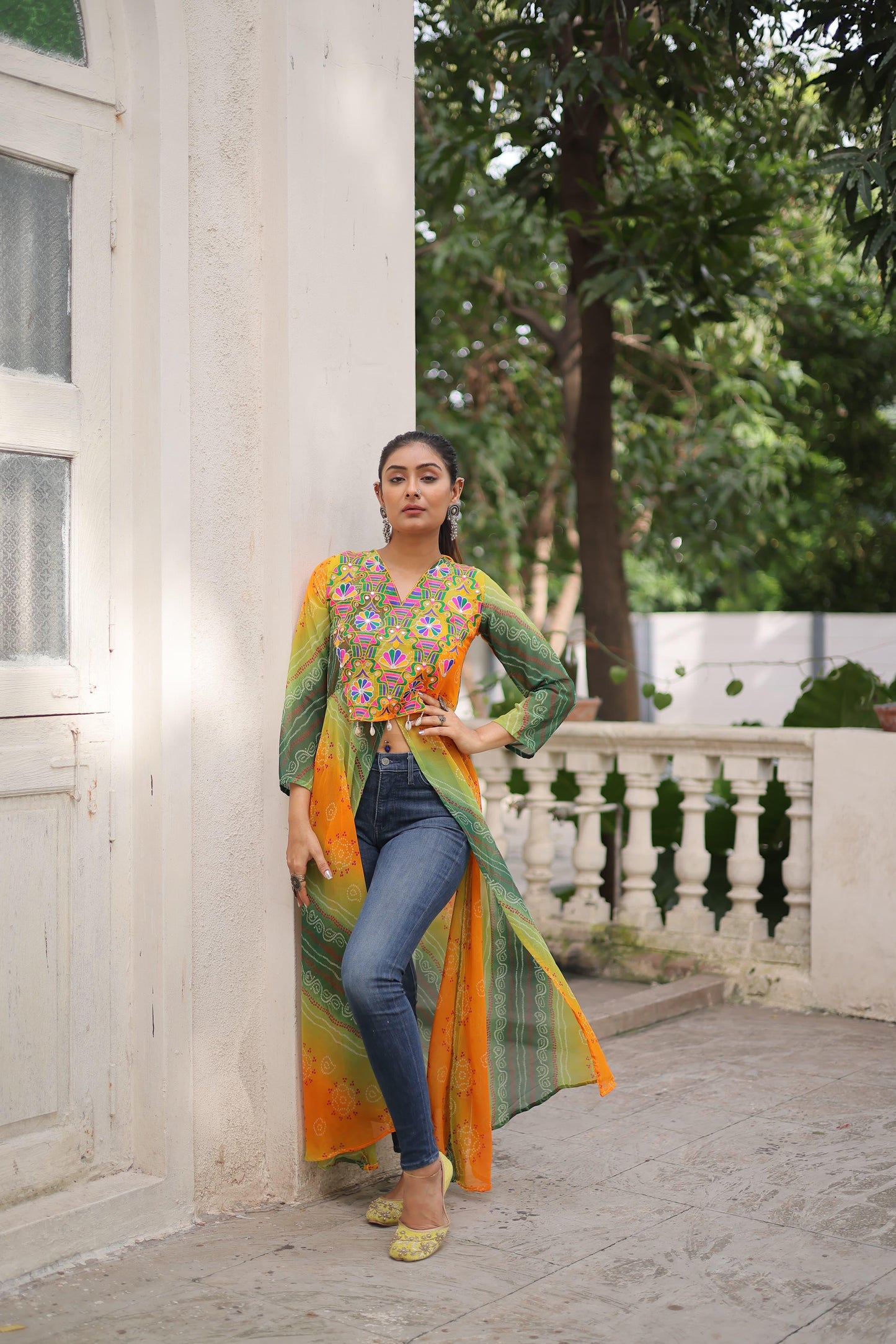 Premium Readymade Front Open Long Kurti for Women