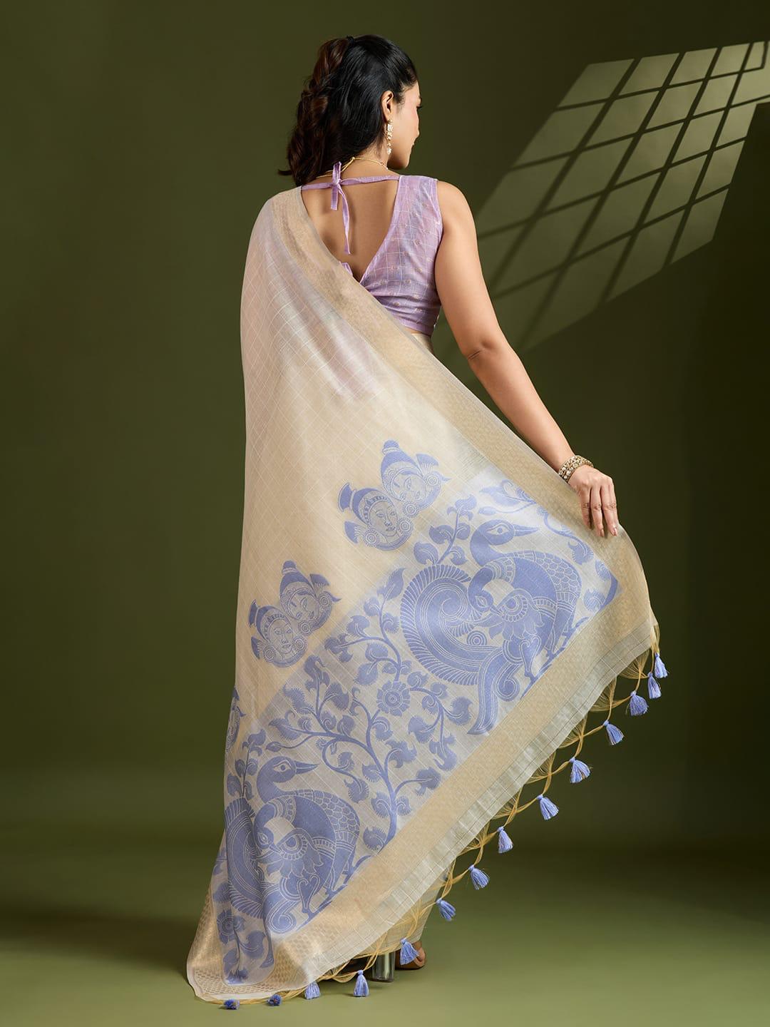 Premium Soft Muga Cotton Saree for Women