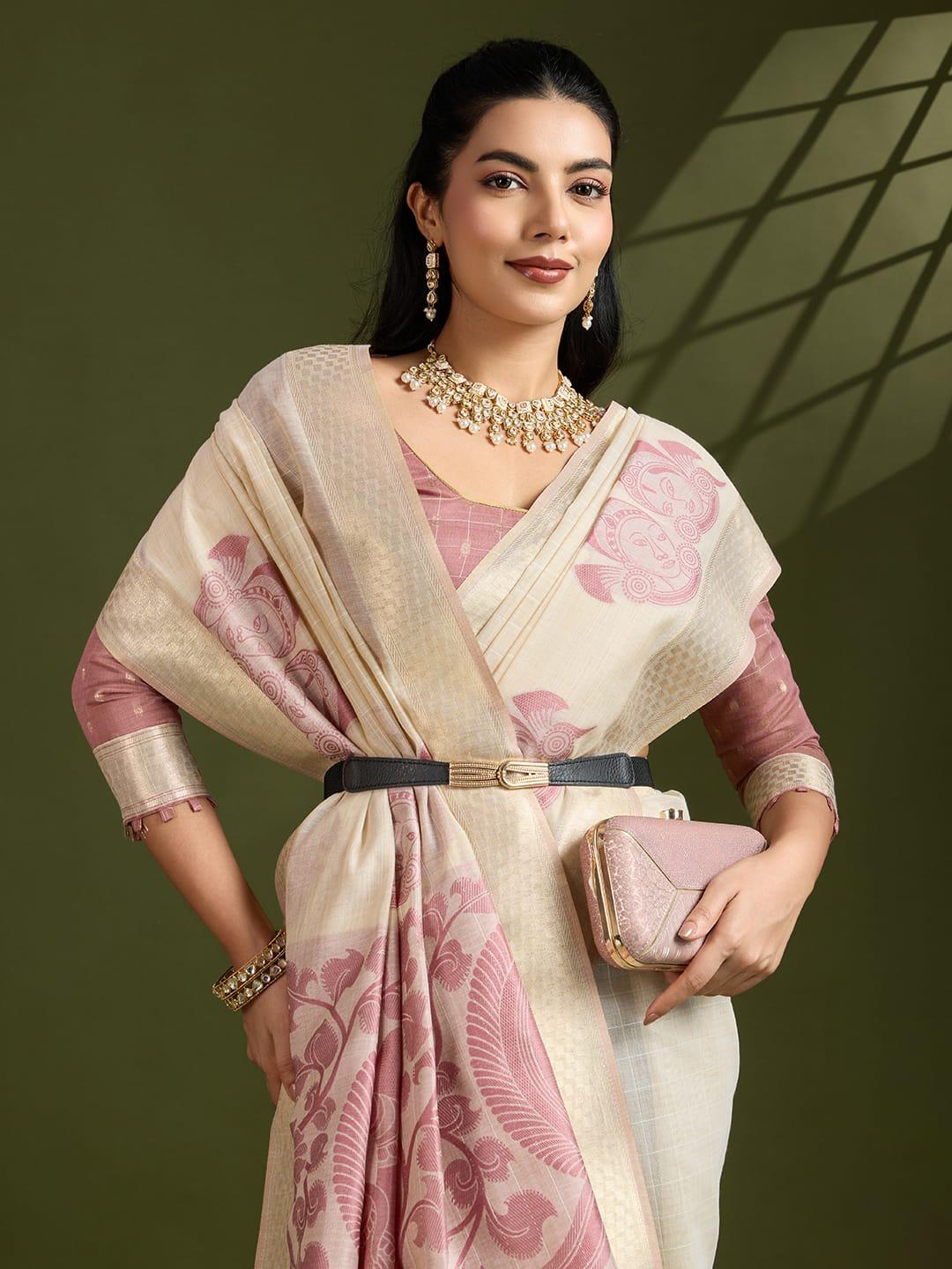 Premium Soft Muga Cotton Saree for Women