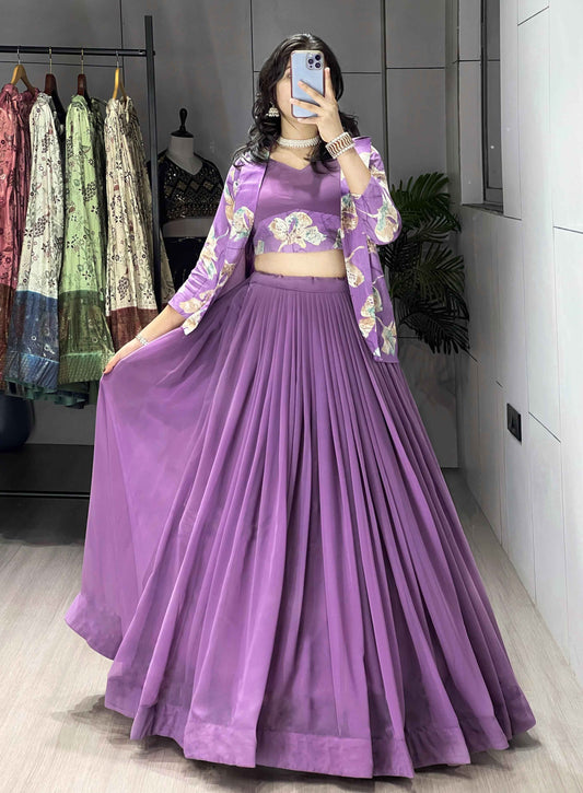 Printed Lehenga Co-Ord Set for Women