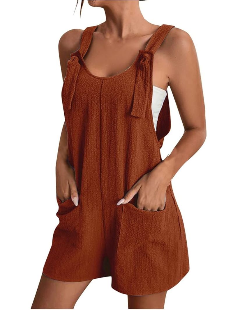 Sleeveless Jumpsuit Casual Shorts for Women Summer Collection