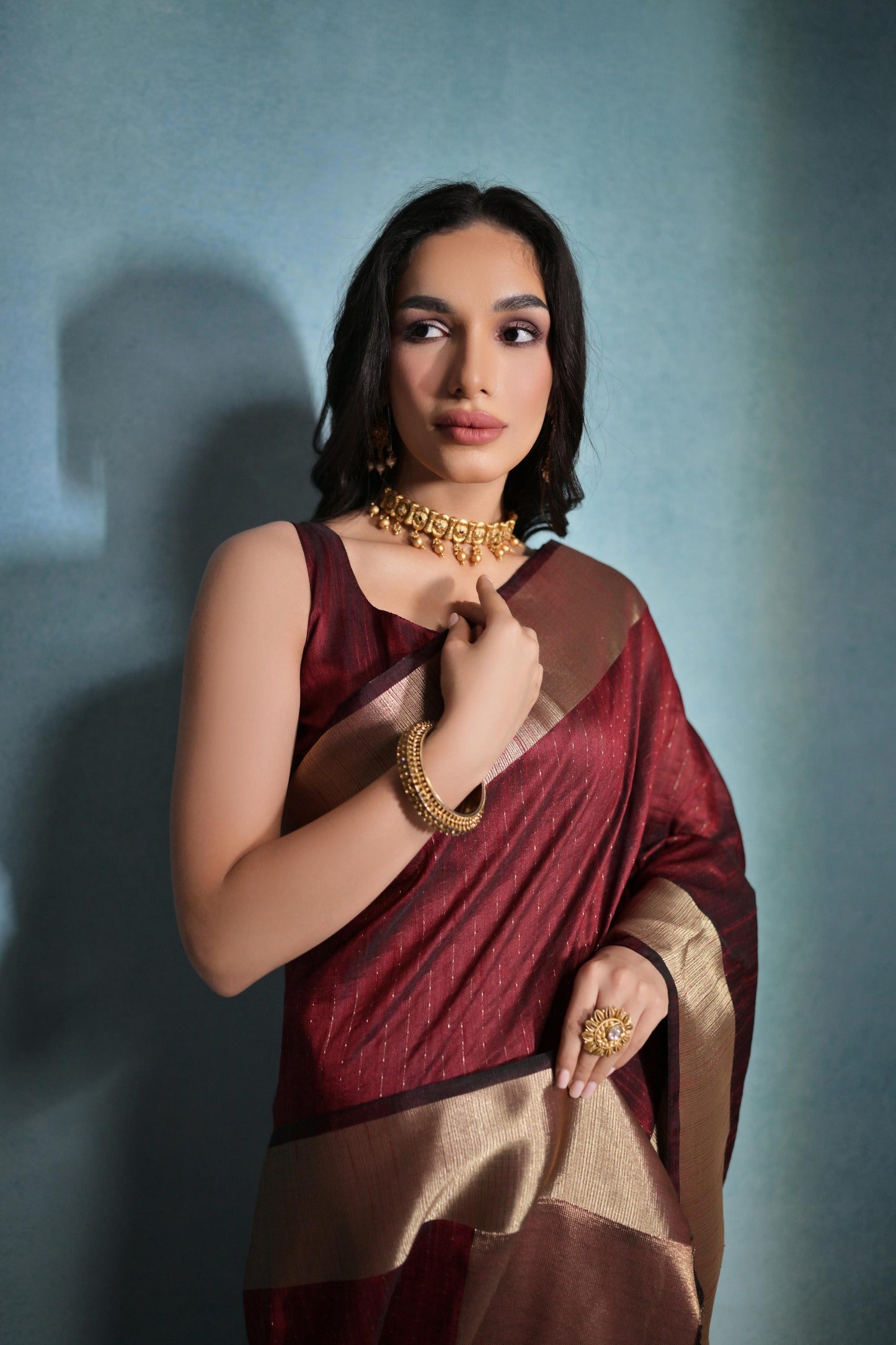 Soft Banarasi Raw Silk Saree for Festive Occasion