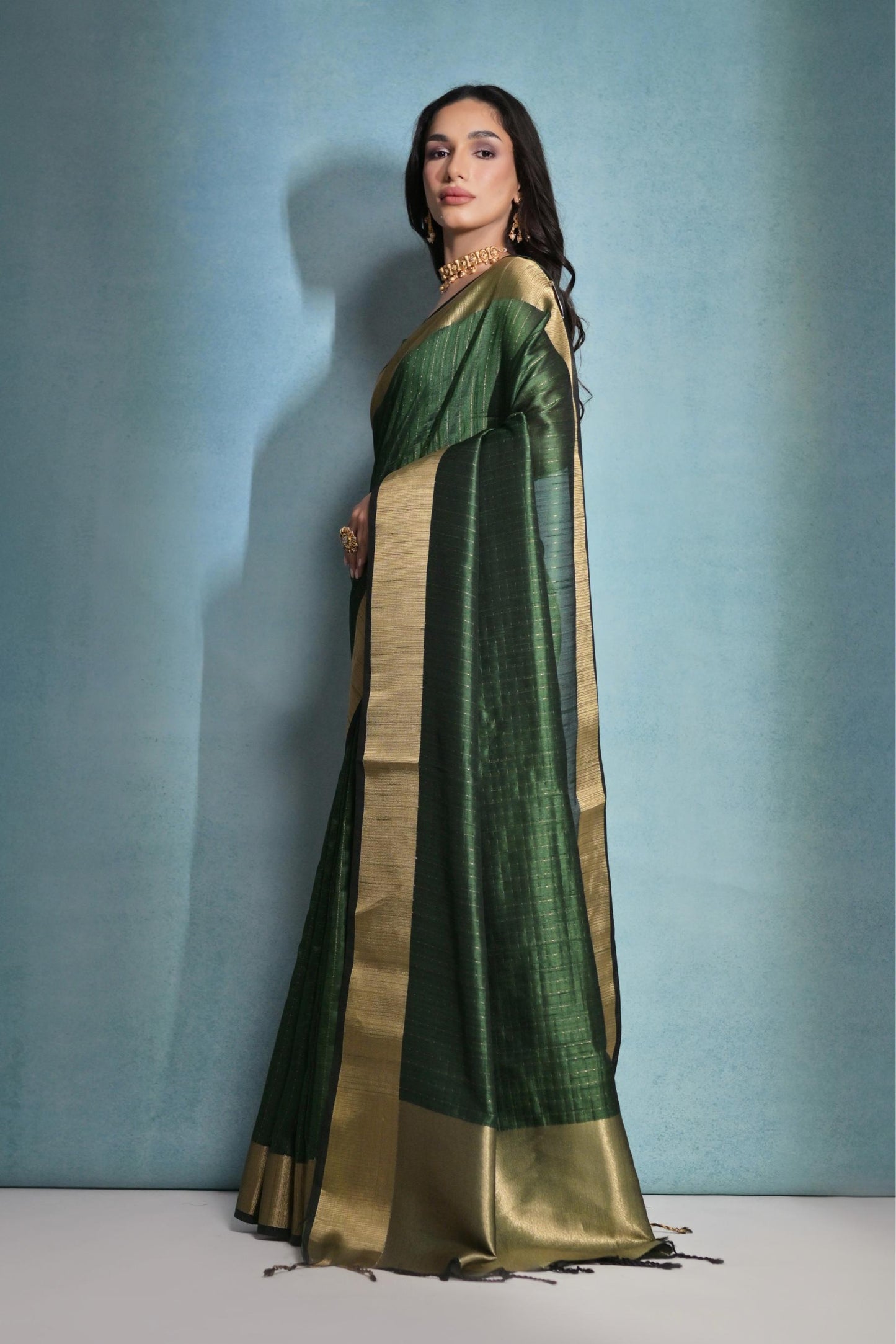 Soft Banarasi Raw Silk Saree for Festive Occasion
