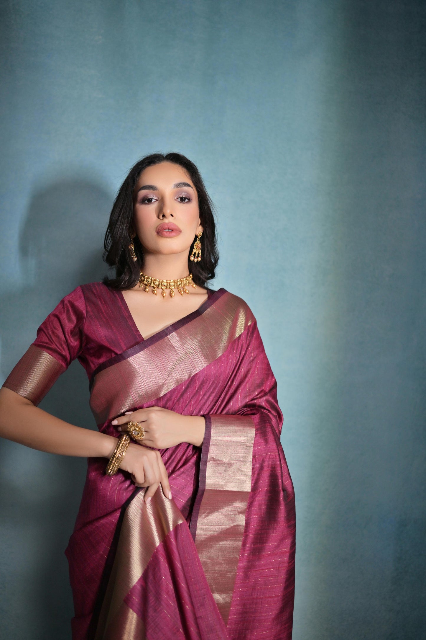 Soft Banarasi Raw Silk Saree for Festive Occasion