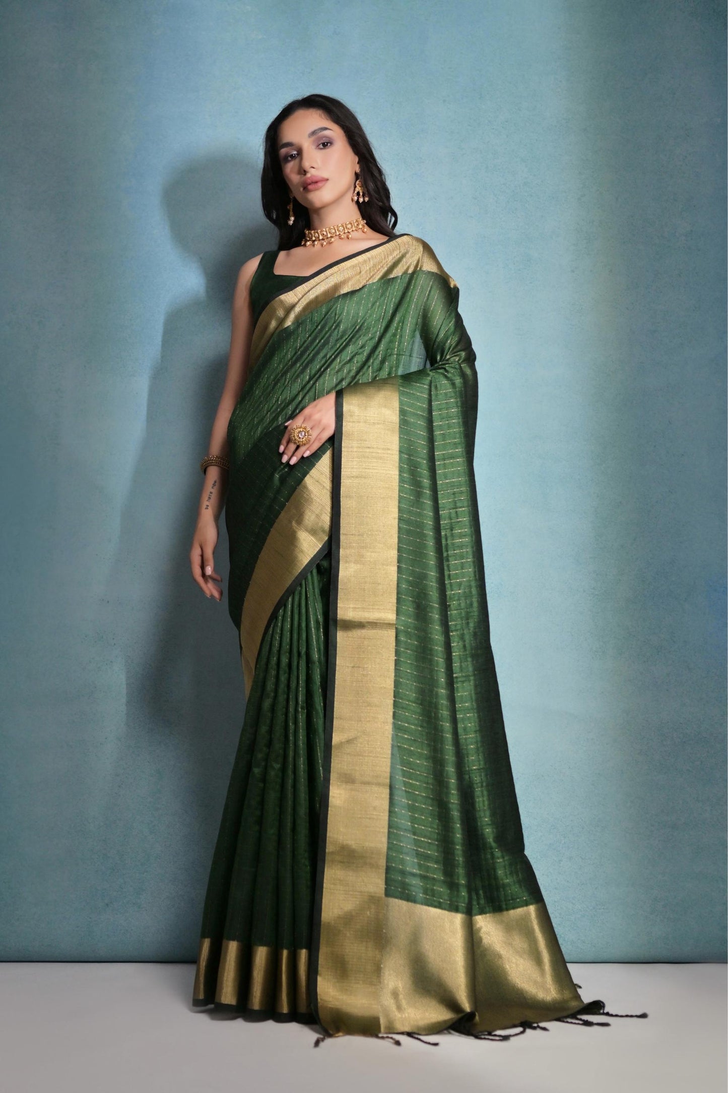 Soft Banarasi Raw Silk Saree for Festive Occasion
