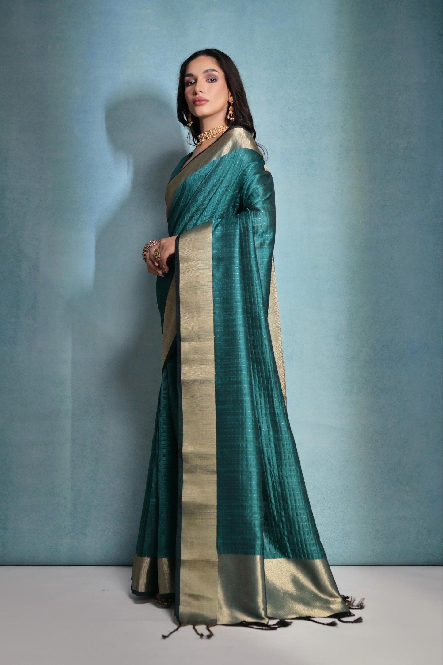 Soft Banarasi Raw Silk Saree for Festive Occasion