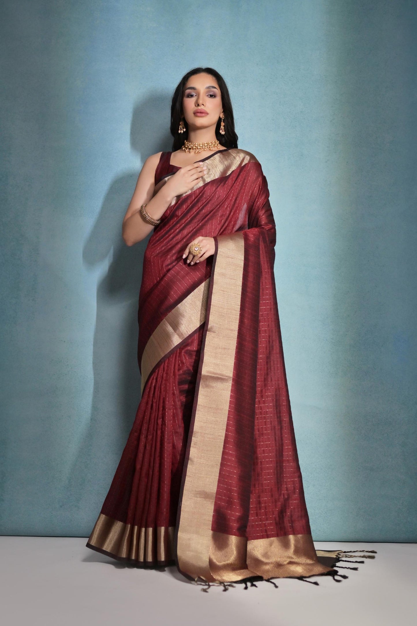 Soft Banarasi Raw Silk Saree for Festive Occasion