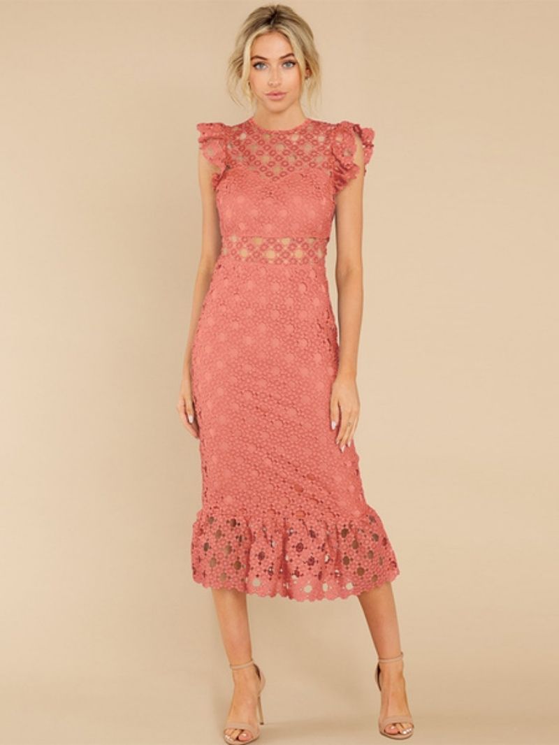 Stylish Lace Dress for Cocktail Events & Weddings