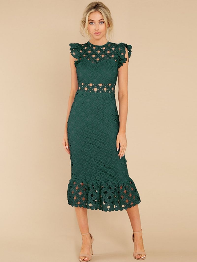 Stylish Lace Dress for Cocktail Events & Weddings