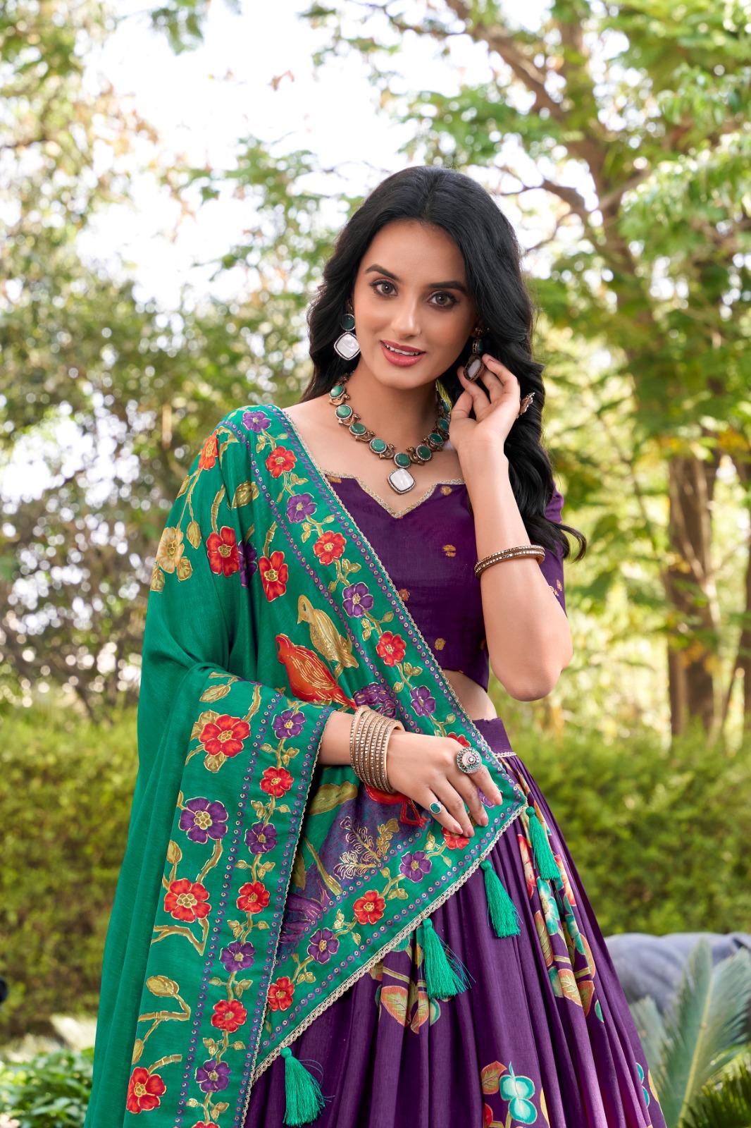 Tasar Silk Lehenga Collection for Women, Events