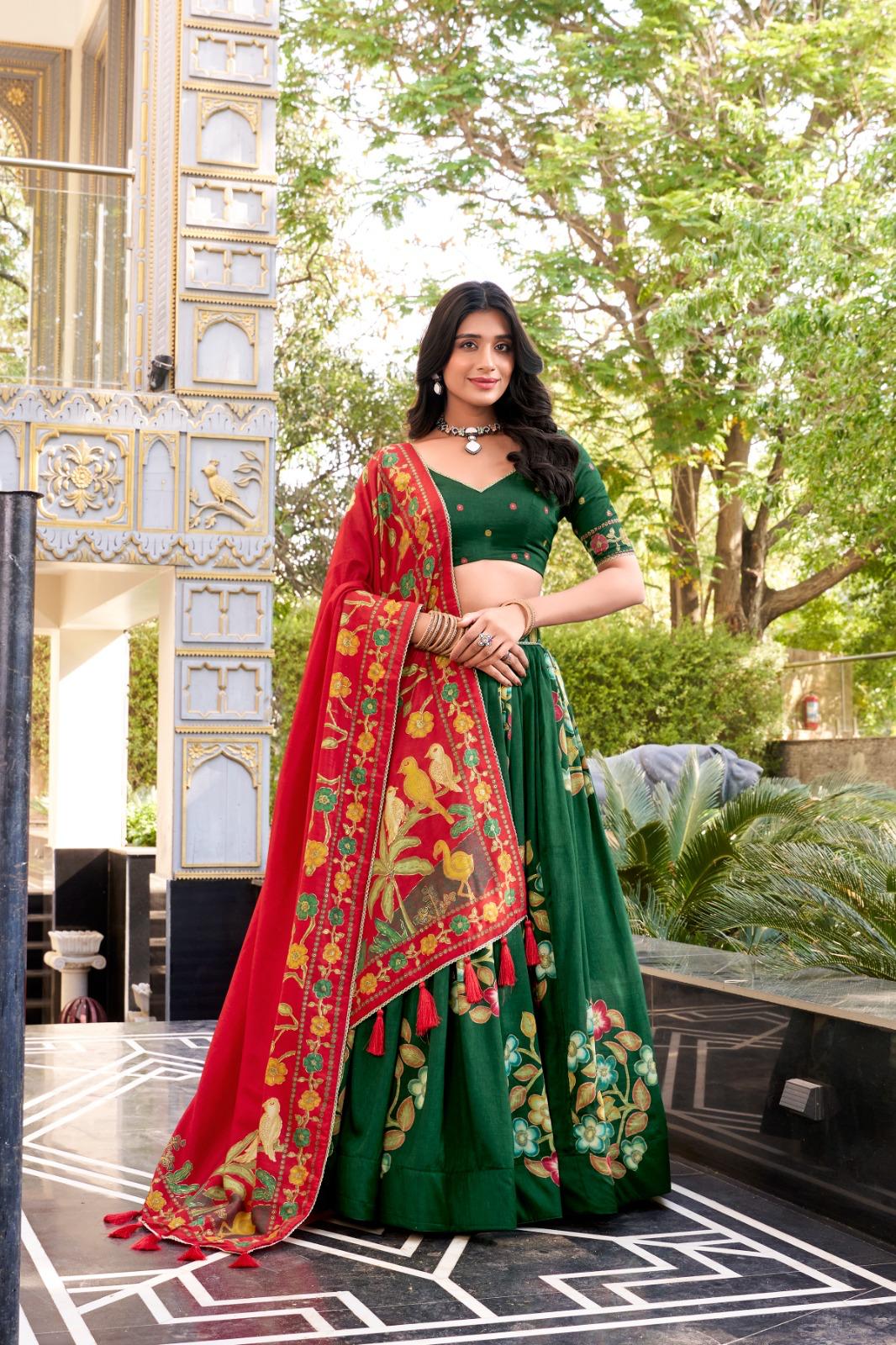 Tasar Silk Lehenga Collection for Women, Events