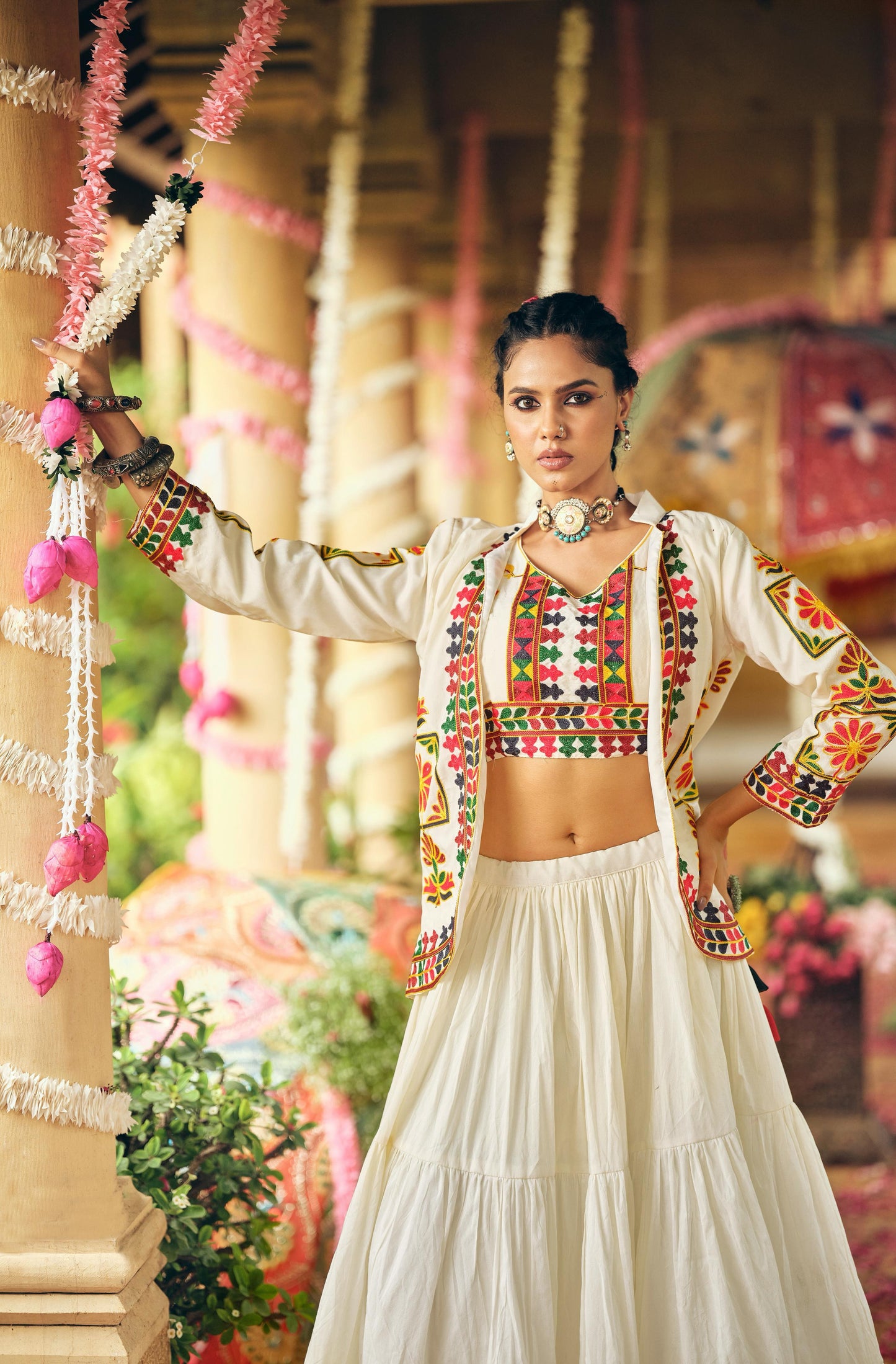 Trending Garba Lehenga Choli Set for Navaratri Festival