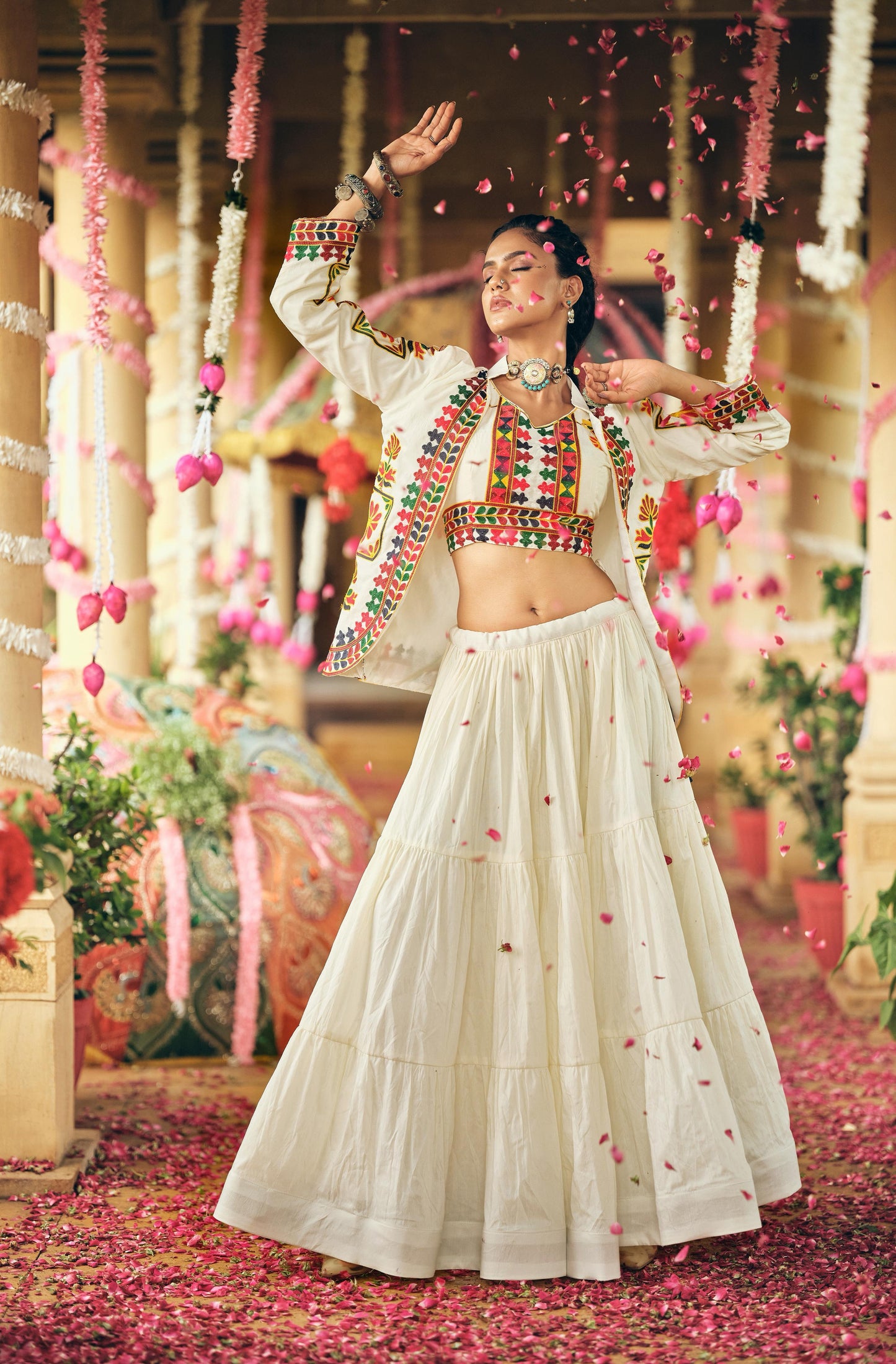 Trending Garba Lehenga Choli Set for Navaratri Festival