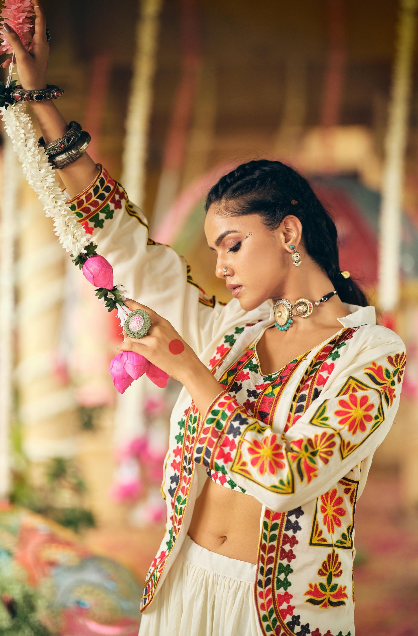 Trending Garba Lehenga Choli Set for Navaratri Festival