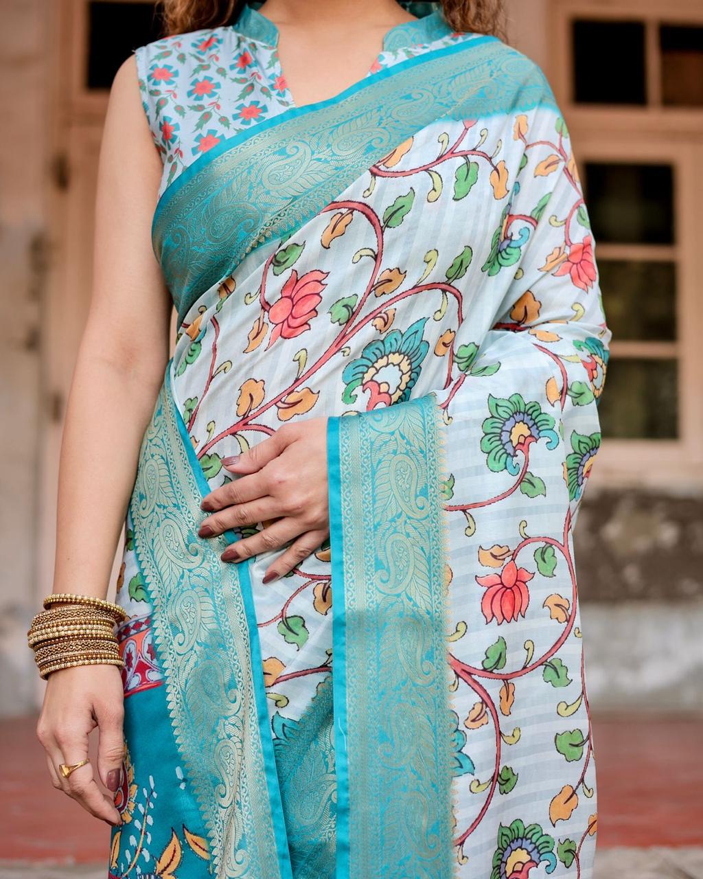 Tussar Silk Saree for Party, Events or Festivals