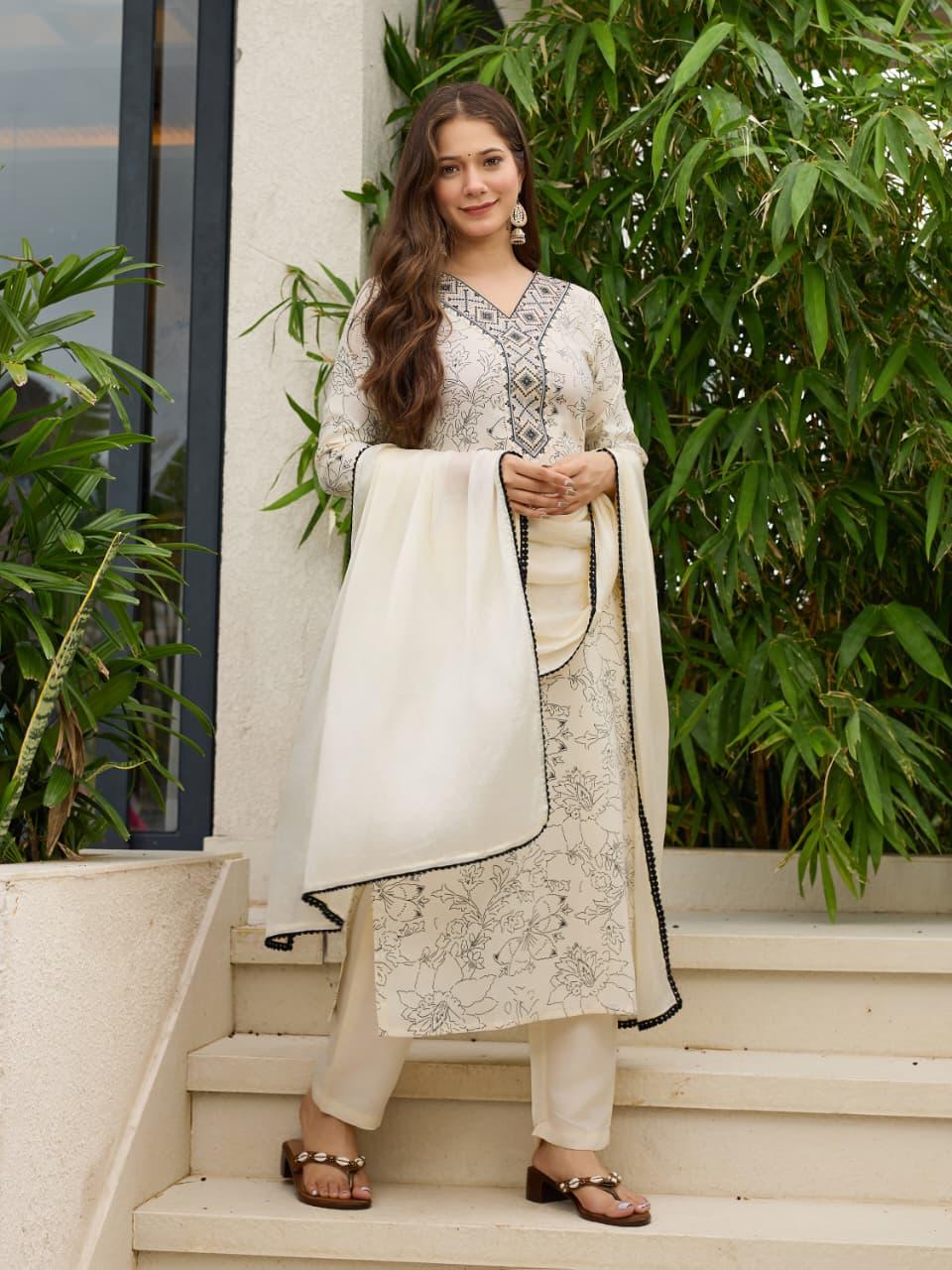 Viscose Reyon Silk Suit for Office Wear