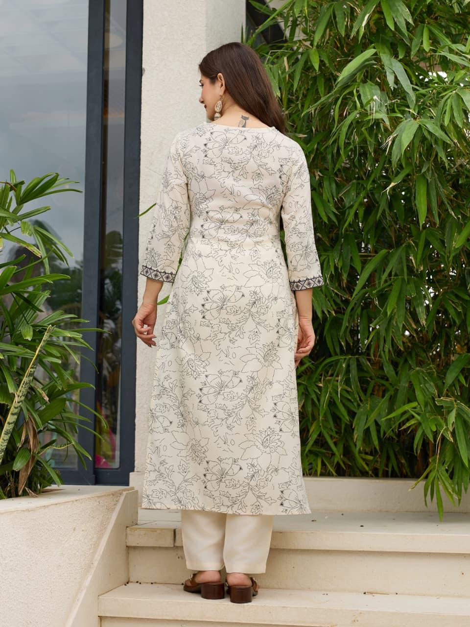 Viscose Reyon Silk Suit for Office Wear