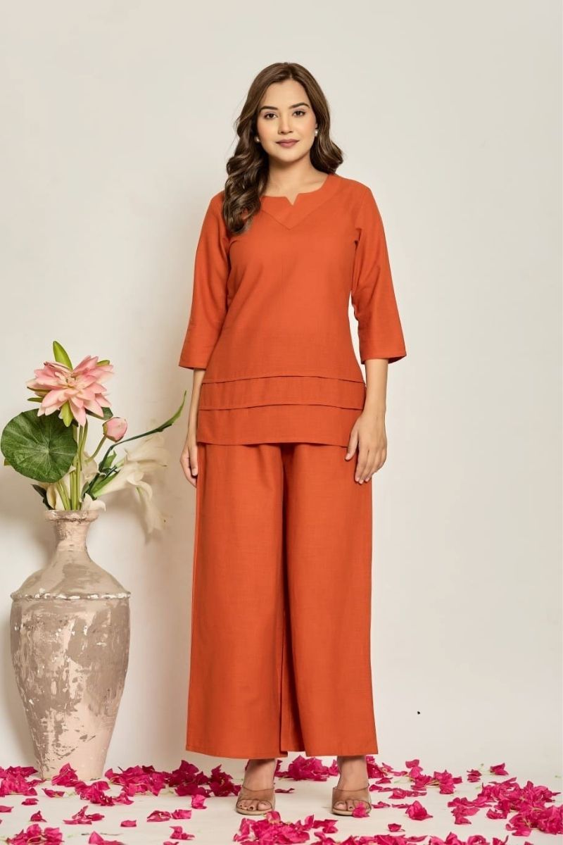 Western Base wide pants Co-Ord set for Women Wear
