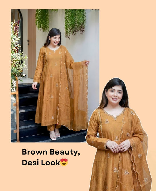 3 Piece Gown Set