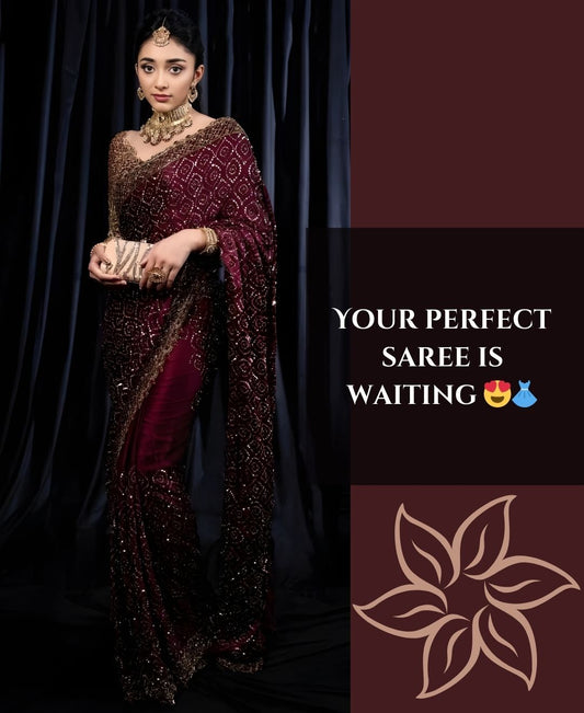 Designer Saree for Parties, Wedding & Events