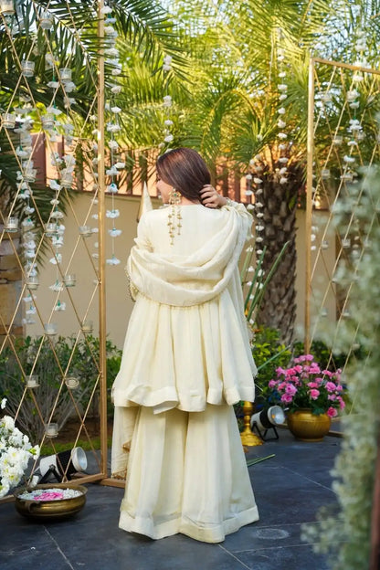 Aliya Cut Mirror Work Suit Set