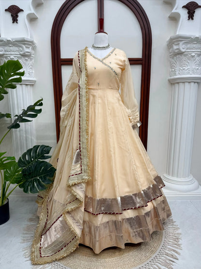 Anarkali 3 Piece Gown Set