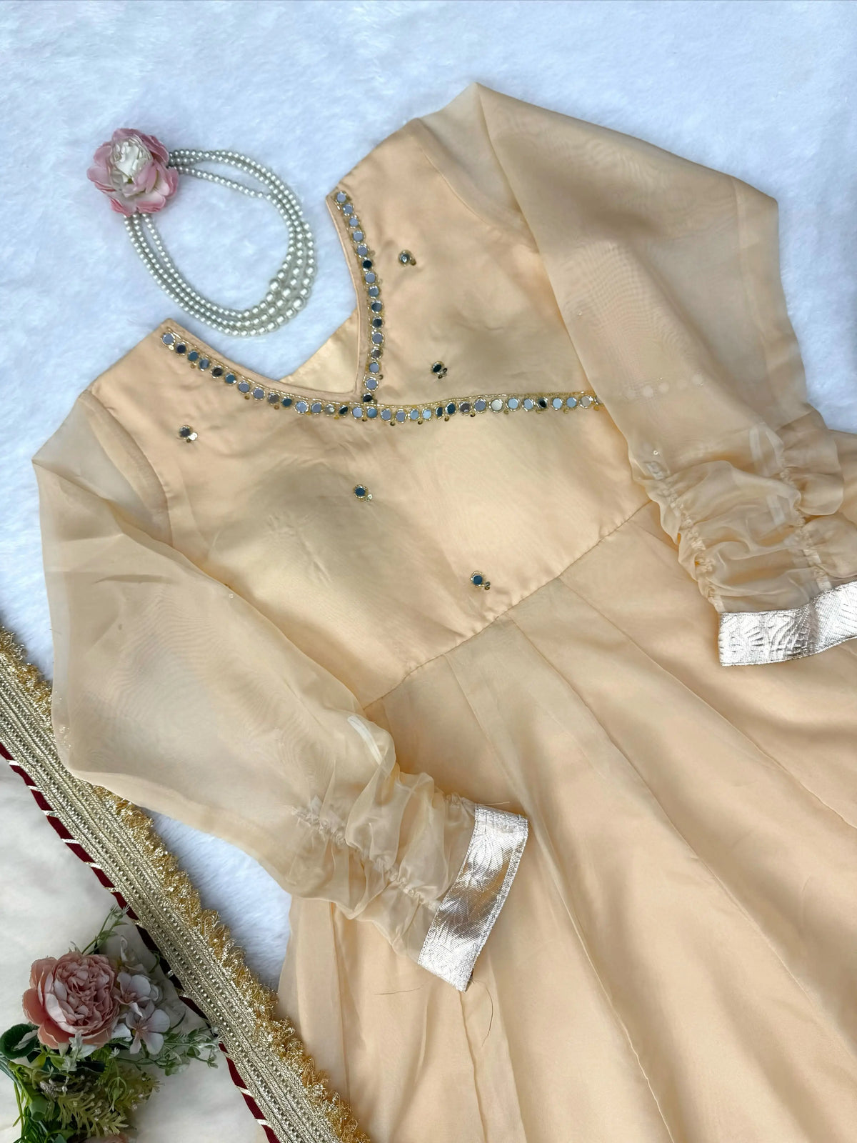 Anarkali 3 Piece Gown Set