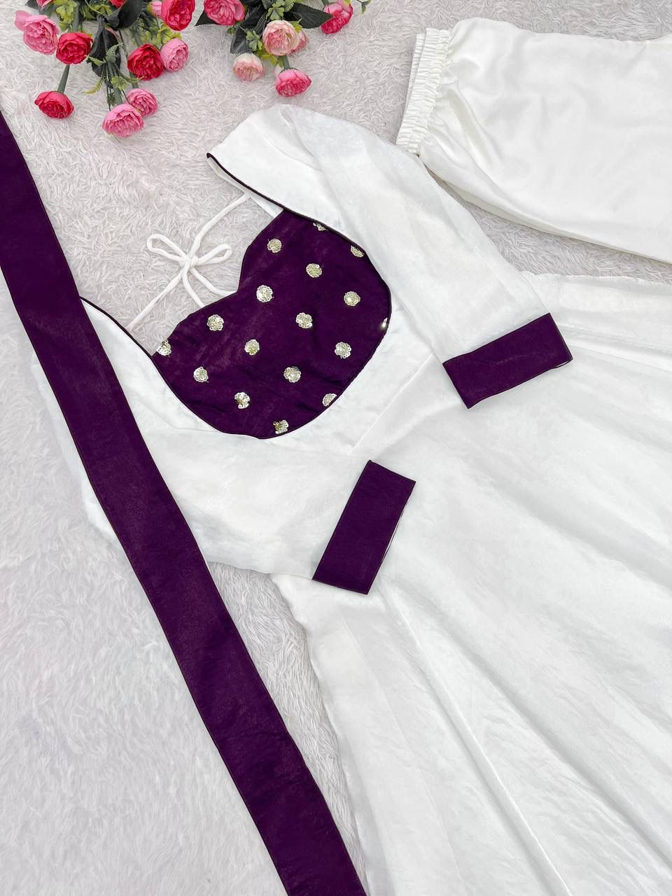 Anarkali Gown Set with Dupatta