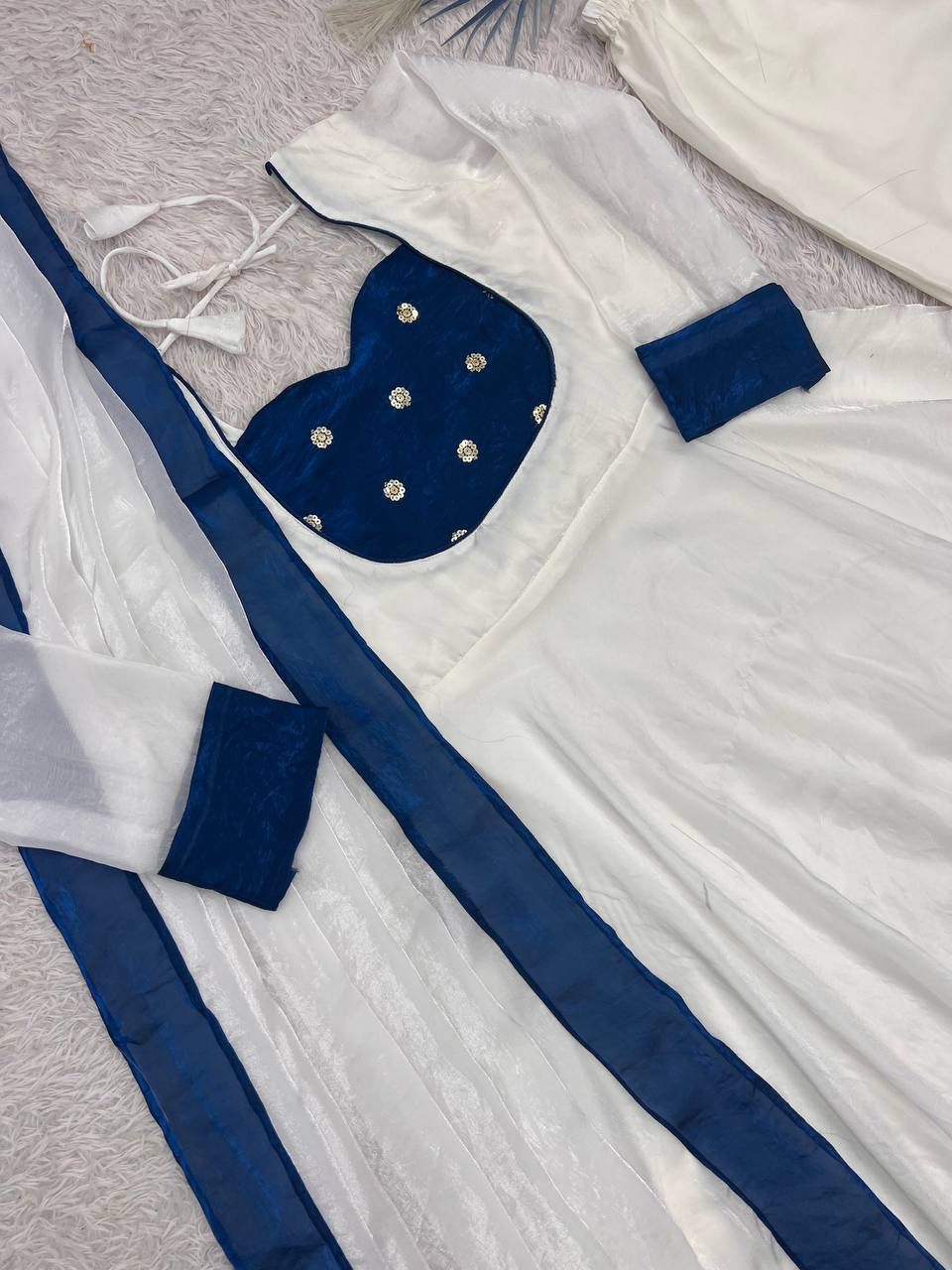 Anarkali Gown Set with Dupatta