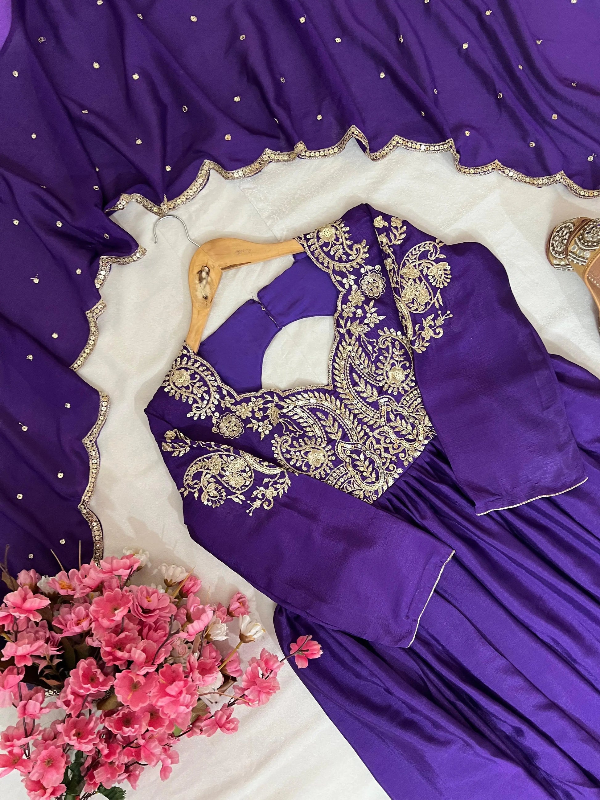 Anarkali Gown with Dupatta