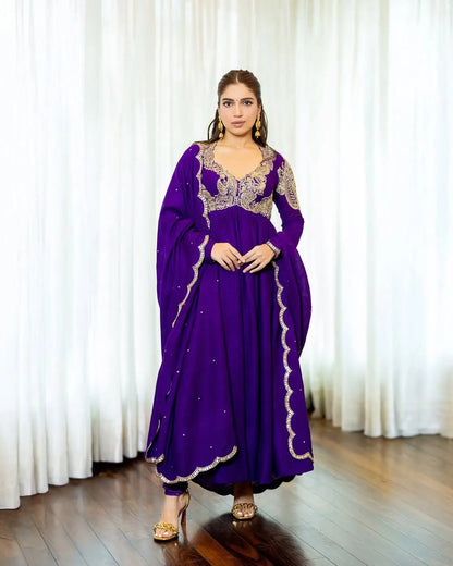 Anarkali Gown with Dupatta