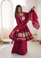 Anarkali Three Piece Set
