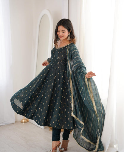Anarkali Three Piece Set