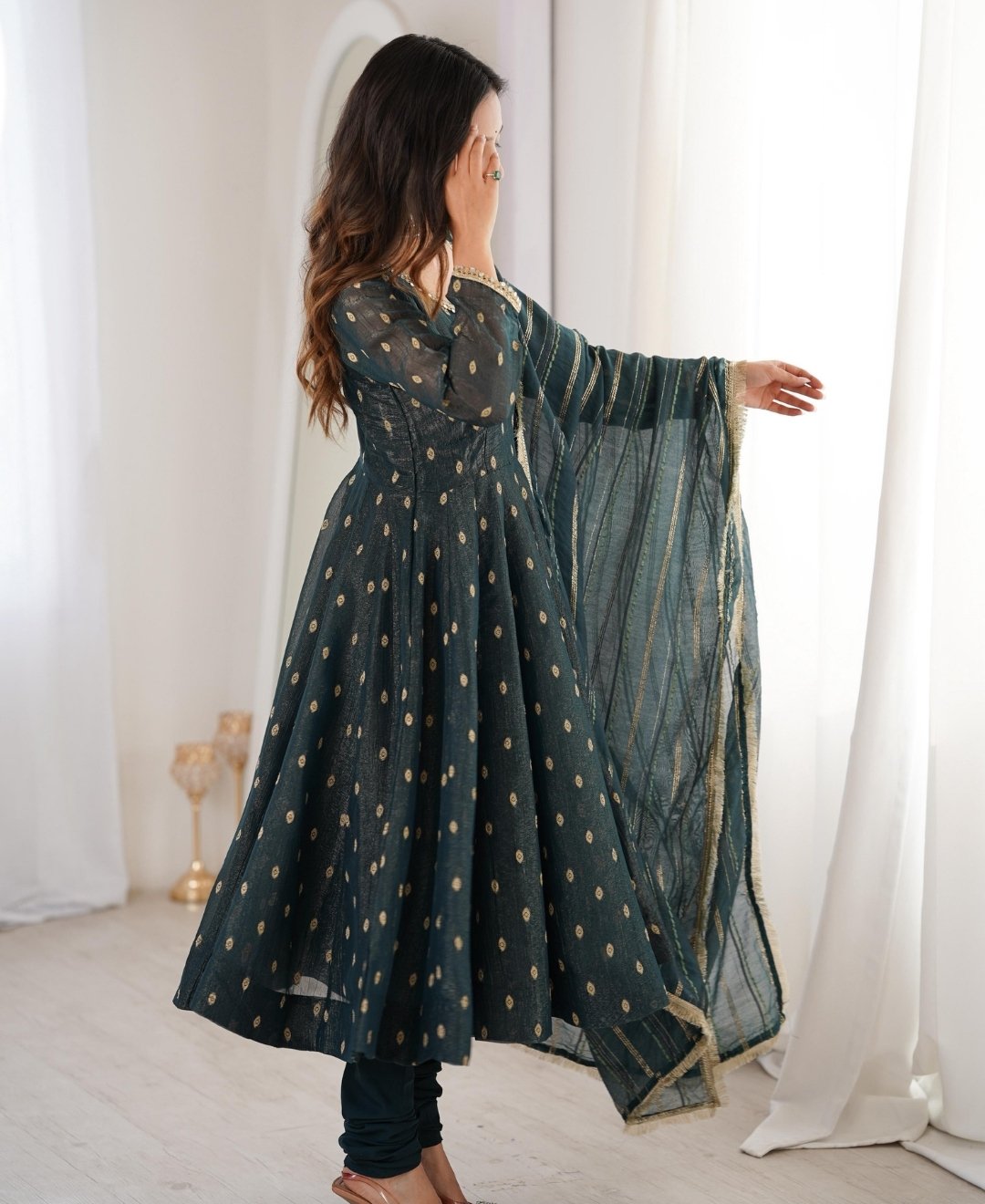 Anarkali Three Piece Set
